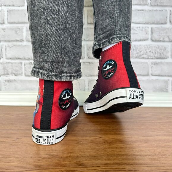 ❤️❤️Converse Chuck Taylor x Transformers Autobots 10 Women's Shoes Black A11659C - Picture 4 of 14